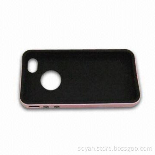 Case for Apple Iphone 4G, Made of Silicone and Plastic, Available in Different Colors